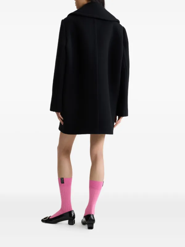 Patou ダブルコート | ブラック | FARFETCH JP