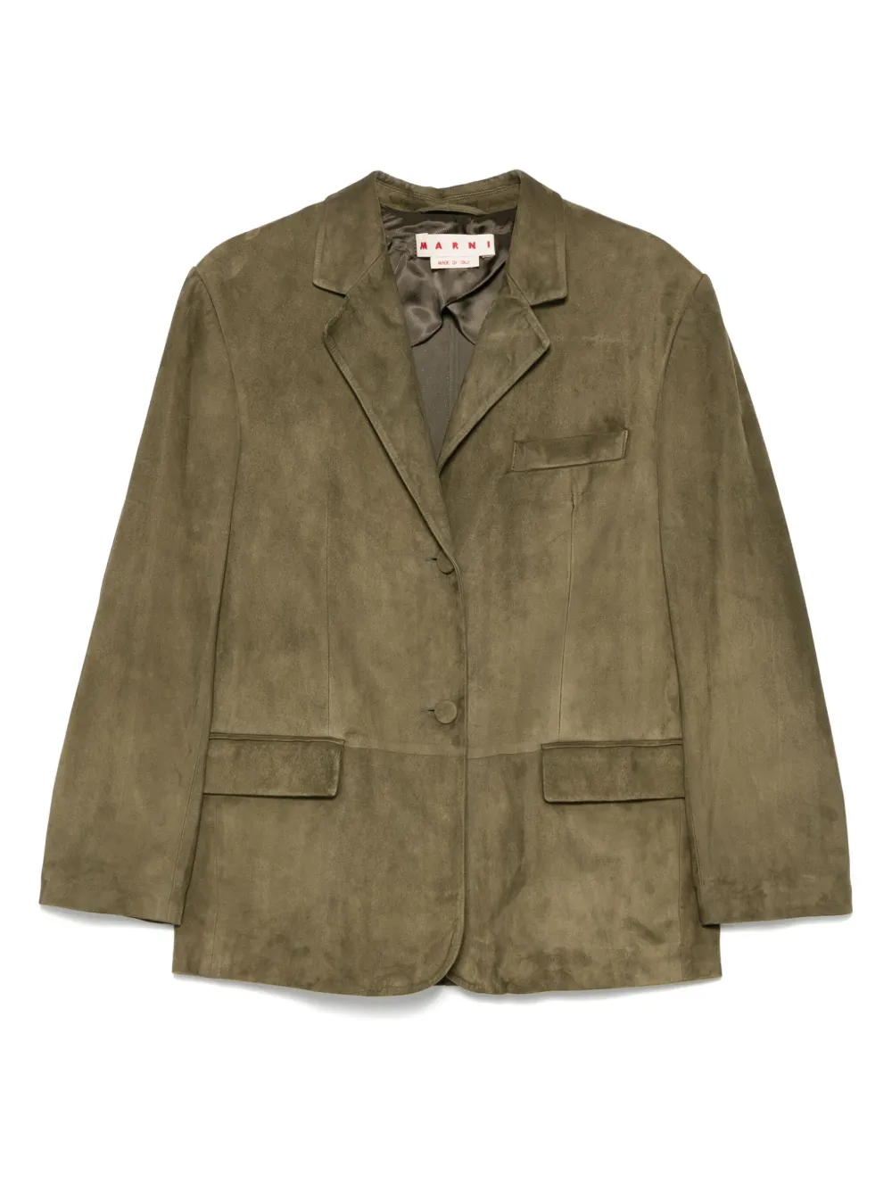 Marni single-breasted blazer | Green | Image 1