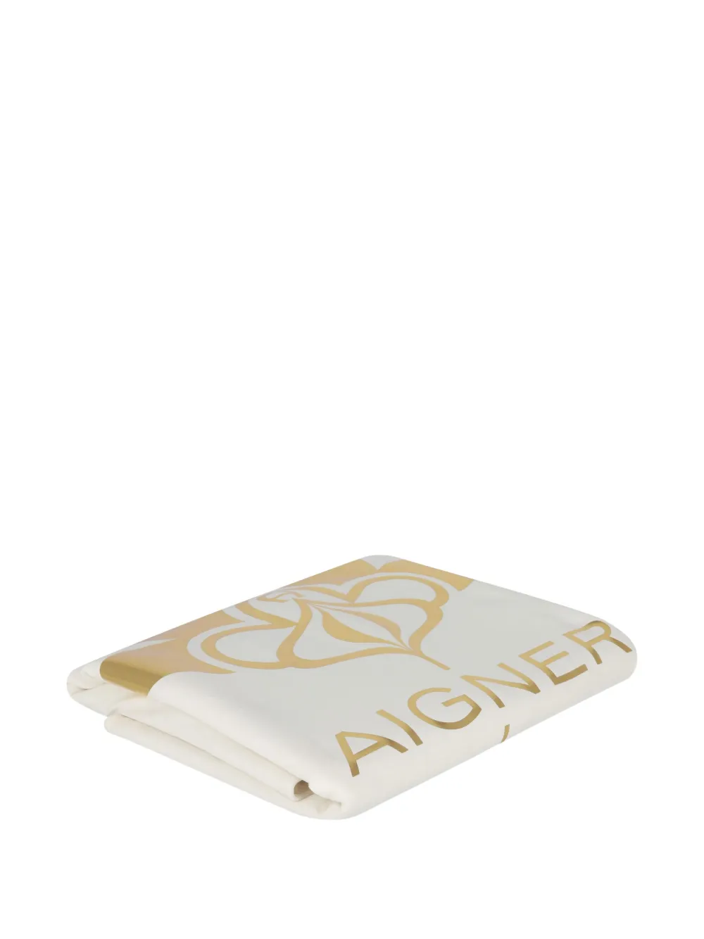 Aigner Kids Deken met logo-reliëf Wit