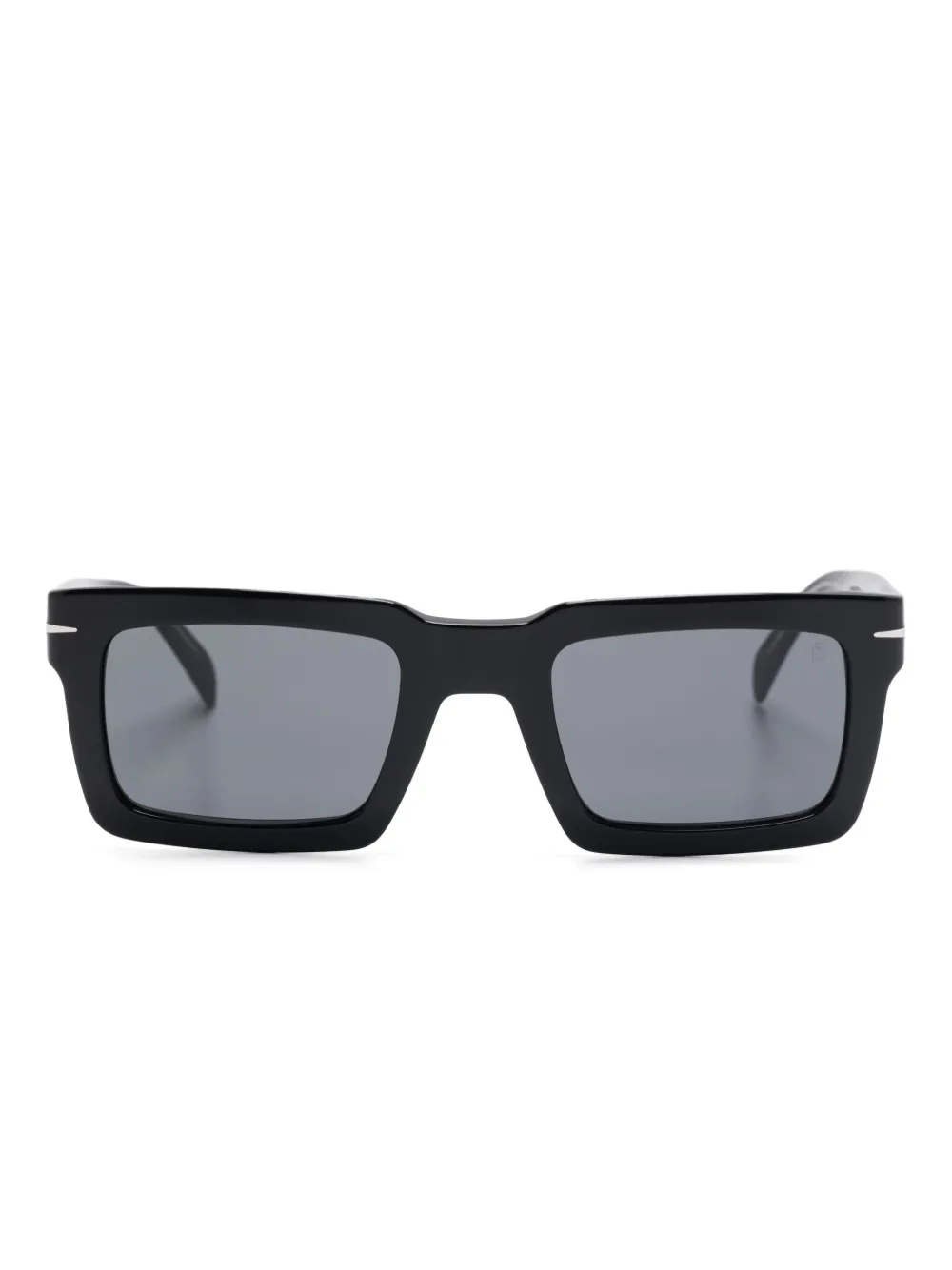 Eyewear by David Beckham スクエアフレーム サングラス - ブラック Eyewear by David Beckham スクエアフレーム サングラス - ブラック