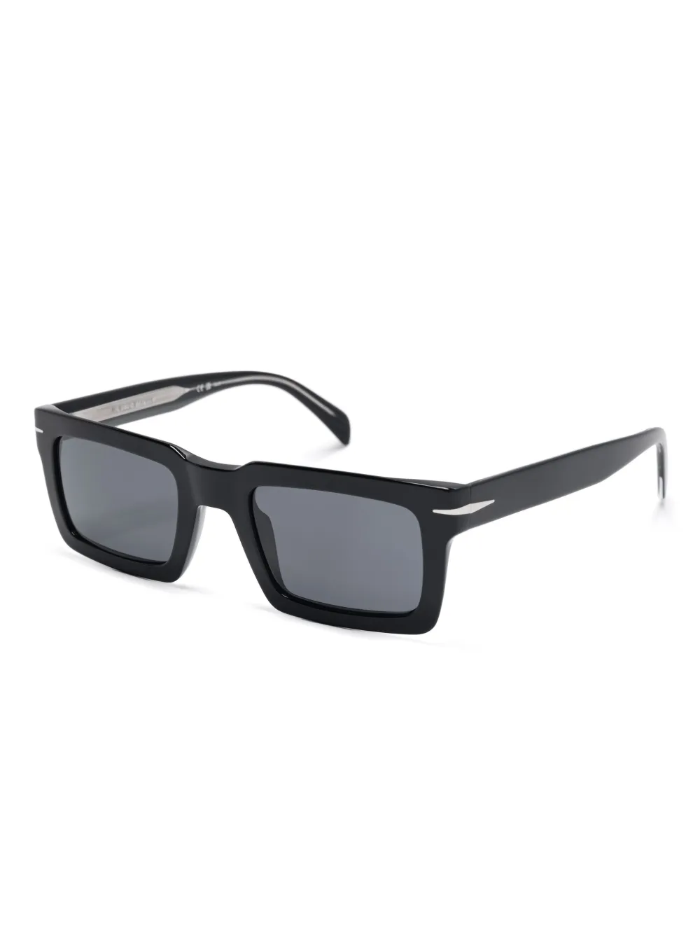 Eyewear by David Beckham Zonnebril met rechthoekig montuur Zwart