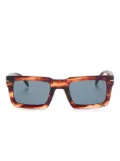 Eyewear by David Beckham horn-effect rectangle sunglasses - Brown