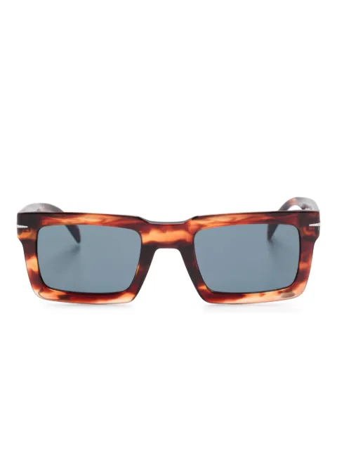 Eyewear by David Beckham horn-effect rectangle sunglasses