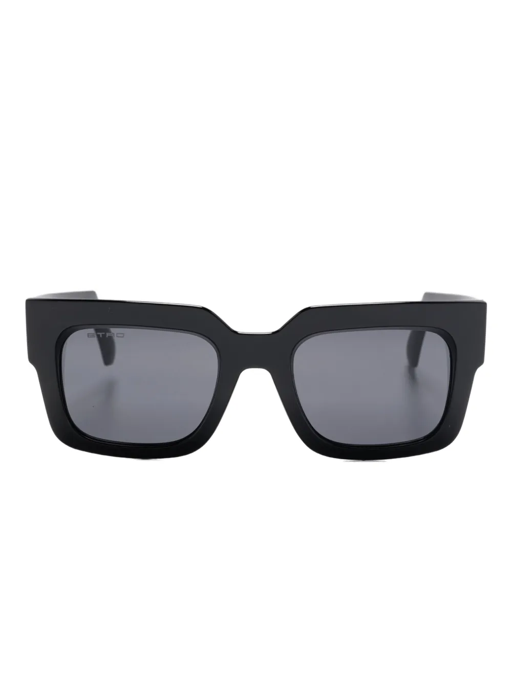 ETRO pegaso-logo square sunglasses Zwart