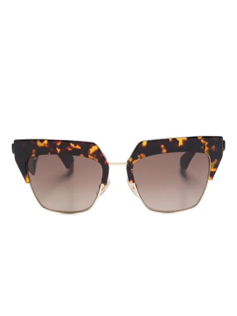 ETRO Etroclub tortoiseshell geometric sunglasses