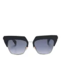 ETRO Etroclub geometric-frame sunglasses - Black