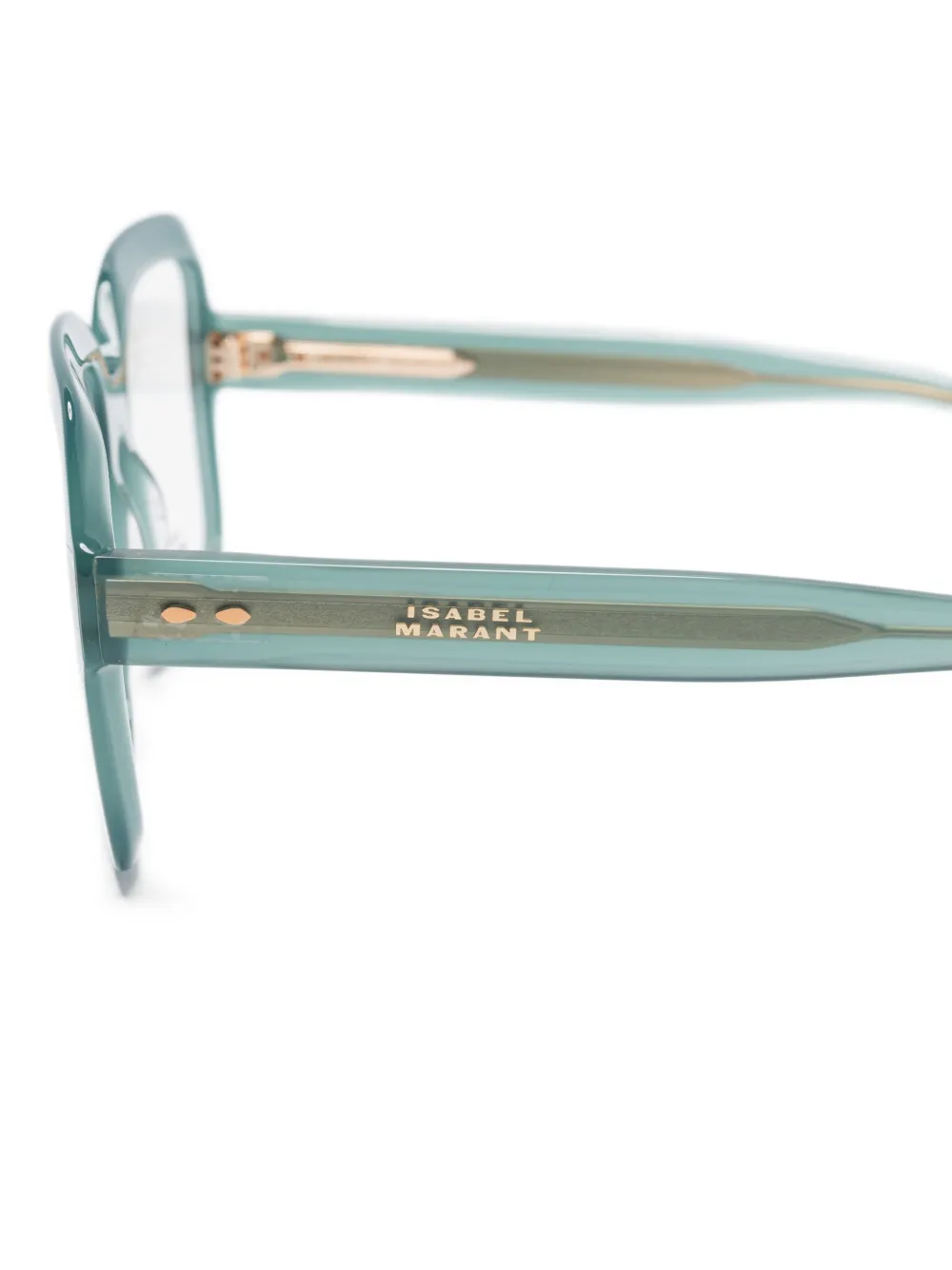 Isabel Marant Eyewear Bril met vierkant montuur Groen