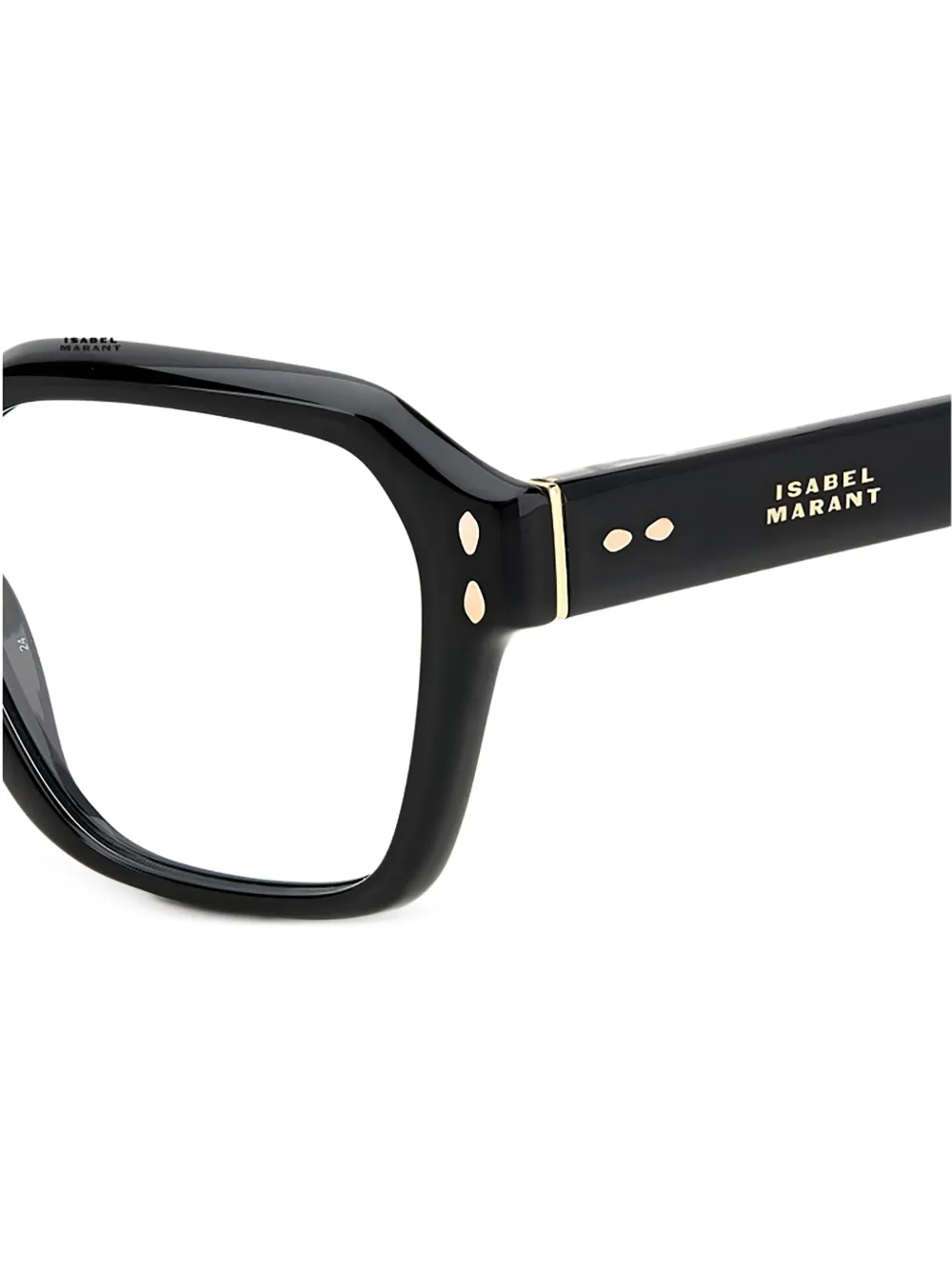  Isabel Marant Eyewear Square-frame Glasses - Black 