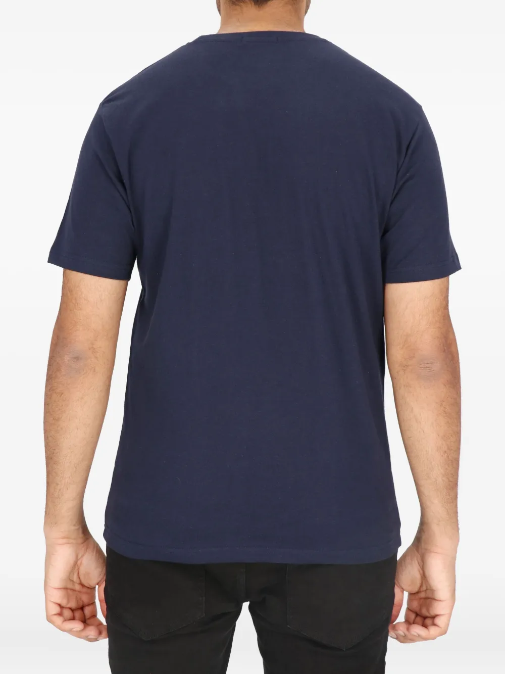 Cavalli Class T-shirt verfraaid met logo Blauw