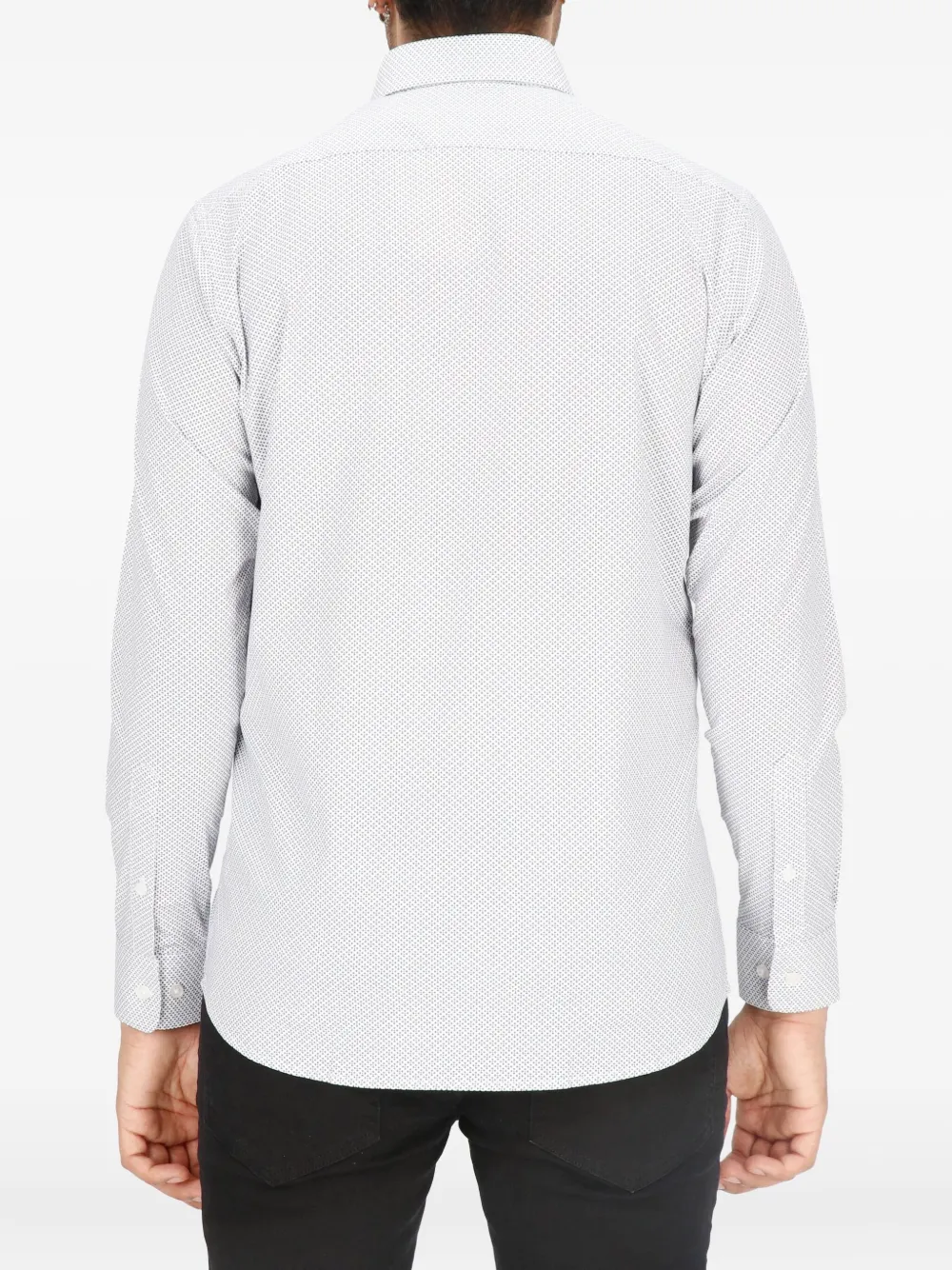 Scotch & Soda Overhemd met geometrische print Wit