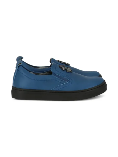 Roberto Cavalli Junior tenis con placa del logo