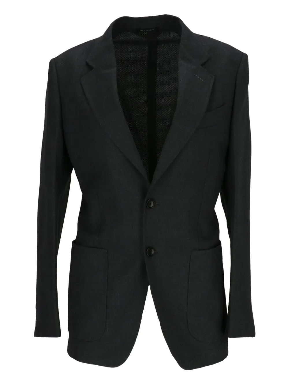 TOM FORD Blazer met enkele rij knopen Grijs