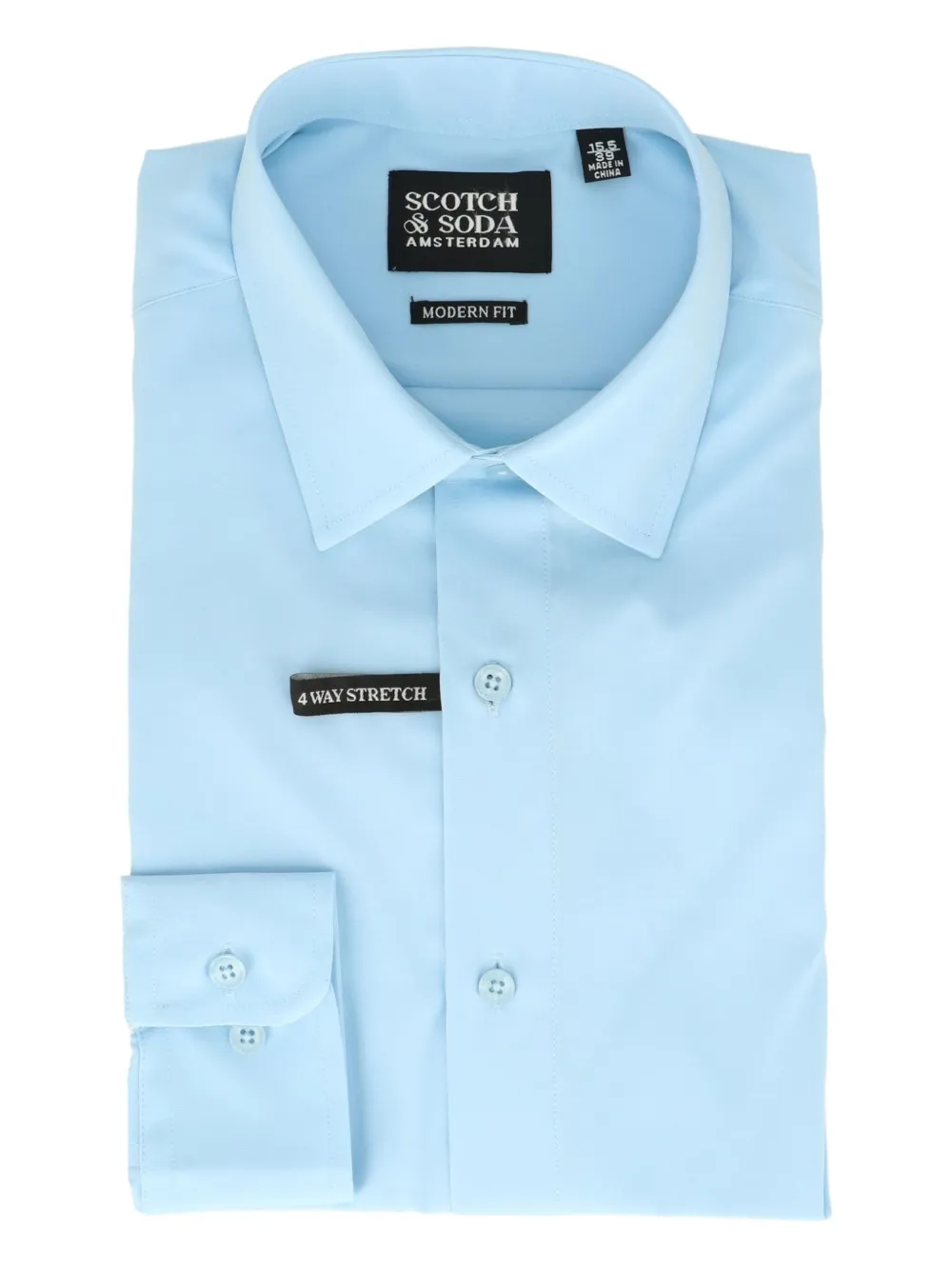 Scotch & Soda Katoenen overhemd Blauw