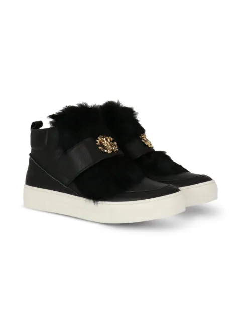 Roberto Cavalli Junior tenis con placa del logo