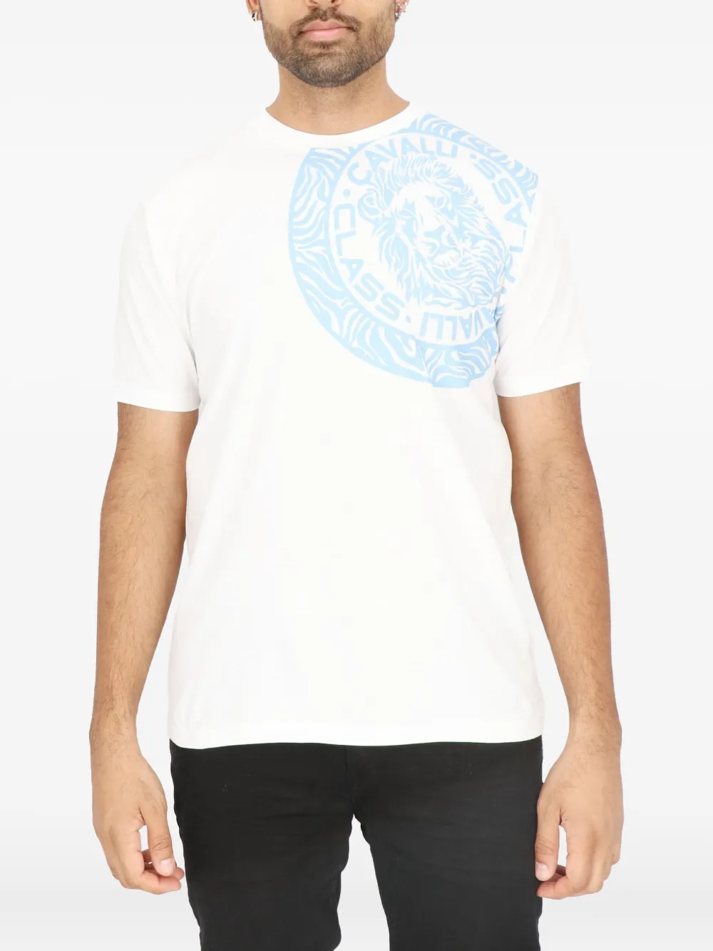 Cavalli Class logo-print T-shirt | White | Image 1