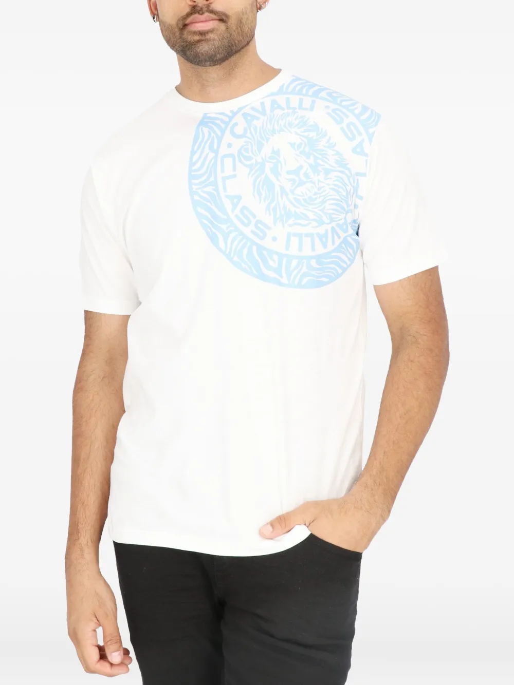 Cavalli Class logo-print T-shirt | T-Shirts | Image 2