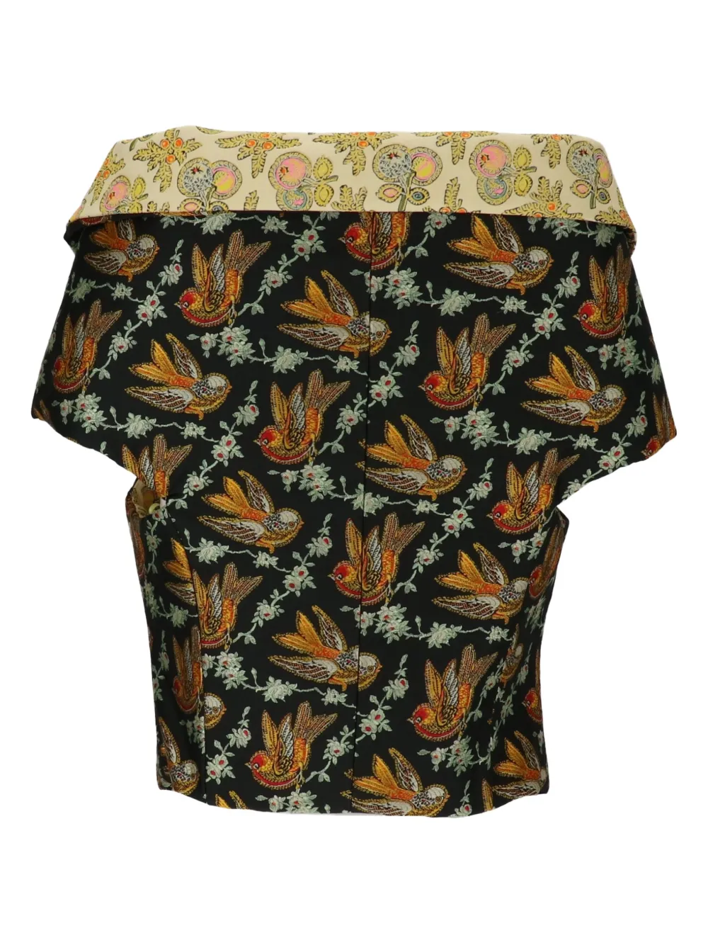 ETRO Top met jacquard Zwart