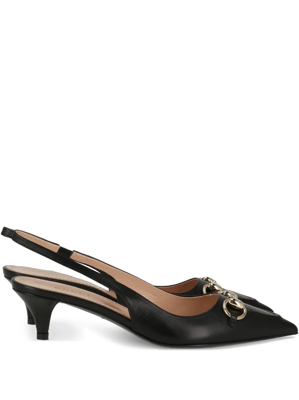 Gucci Horsebit slingback pumps Black