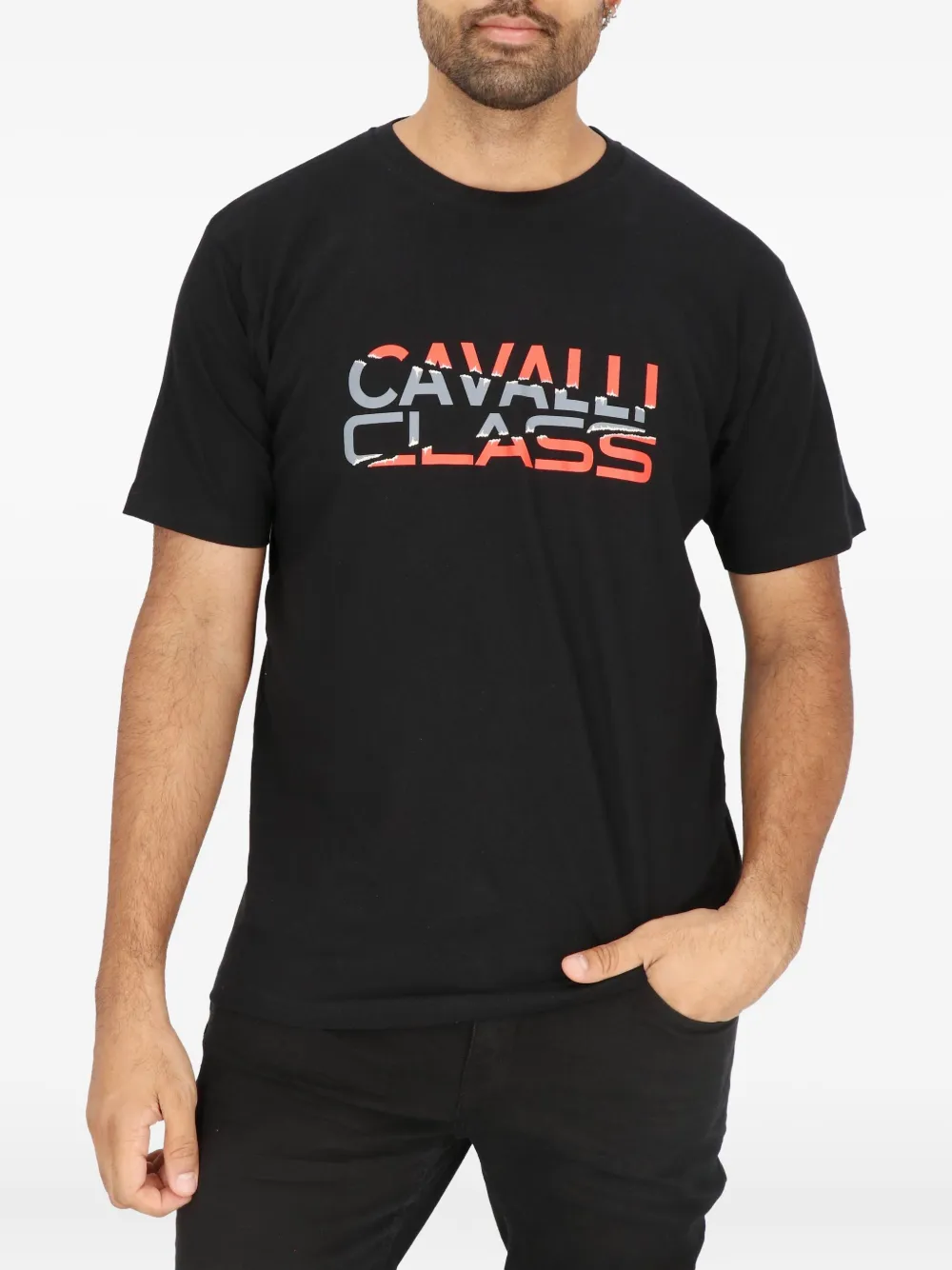 Cavalli Class logo-print T-shirt | T-Shirts | Image 2
