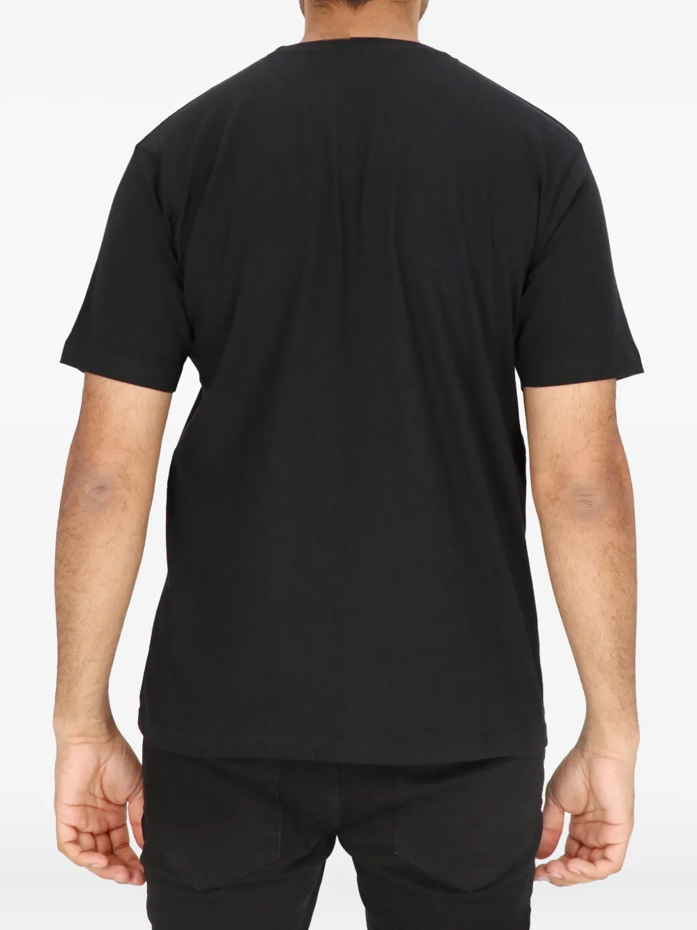Cavalli Class T-shirt met logoprint Zwart