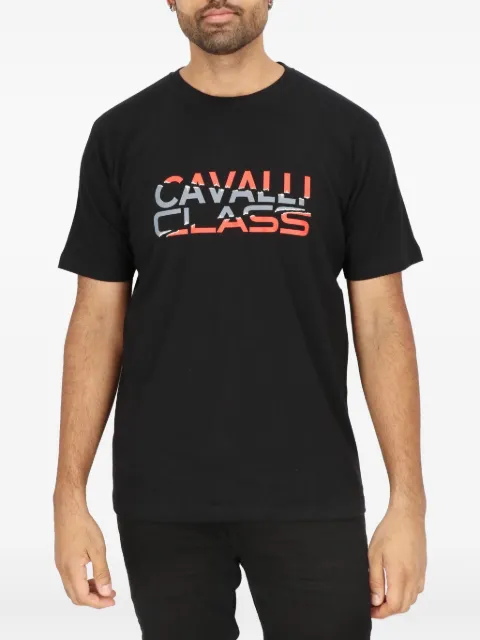 Cavalli Class logo-print T-shirt
