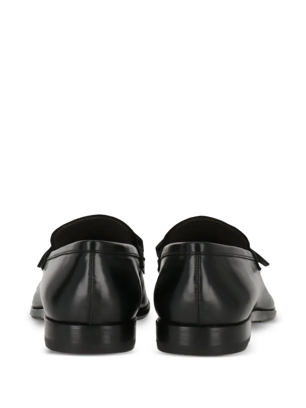 Sergio Rossi leather loafers Black