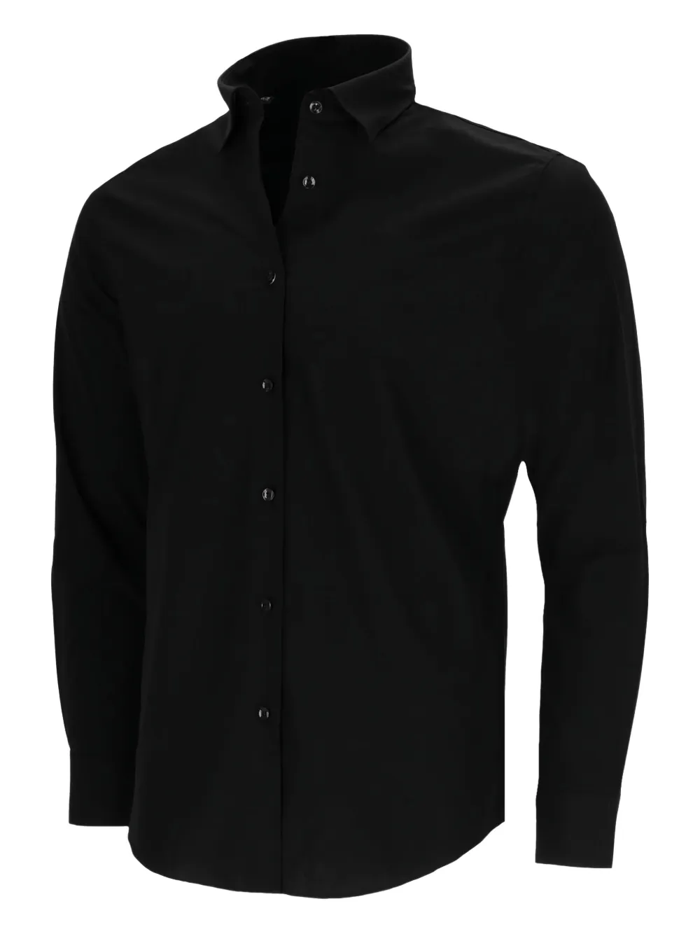 Cavalli Class Overhemd met knoopsluiting Zwart