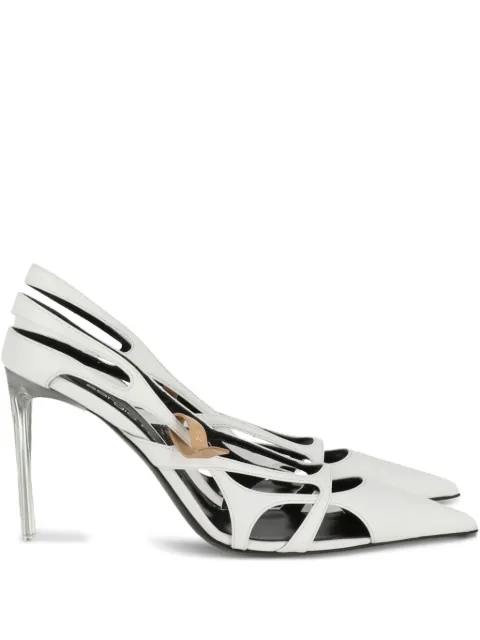 Sergio Rossi 95mm cut-out heeled pumps