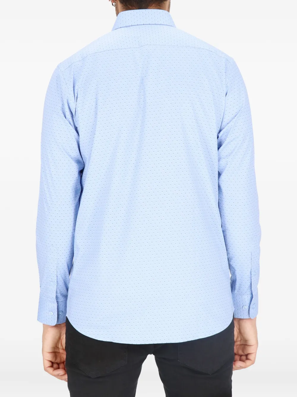 Scotch & Soda point-pattern shirt Blauw