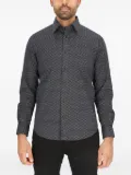 Scotch & Soda patterned long-sleeve shirt - Black