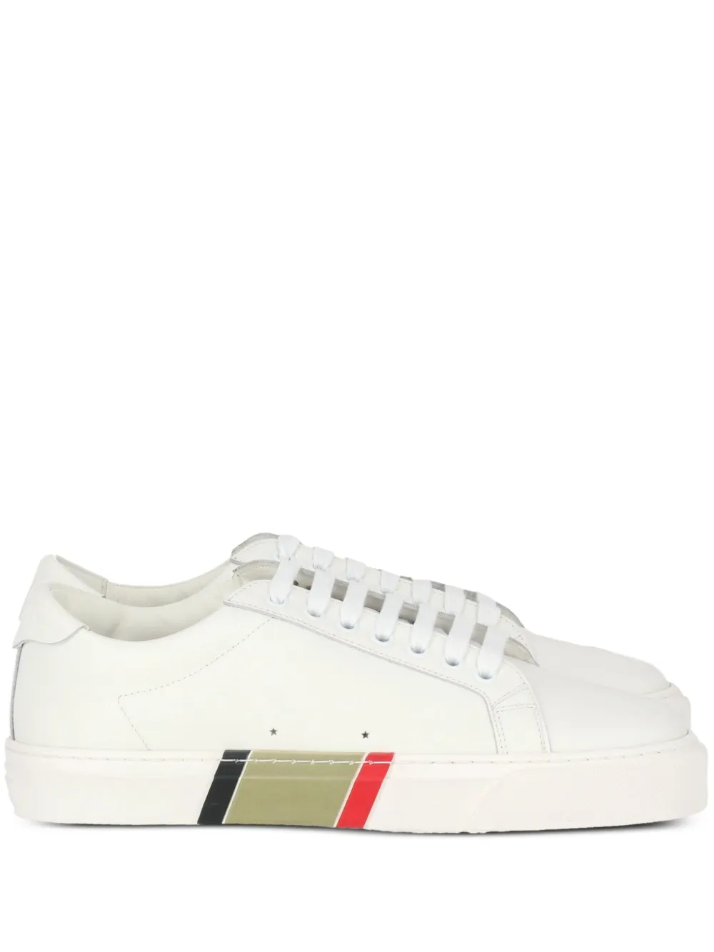 Burberry leather sneakers White