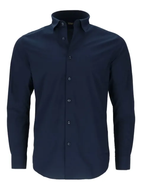 Cavalli Class long-sleeve button-fastening shirt
