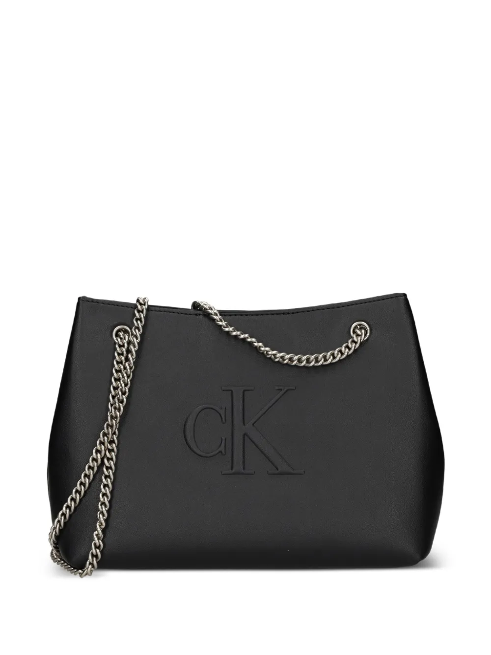 Calvin Klein Embossed-logo Shoulder Bag
