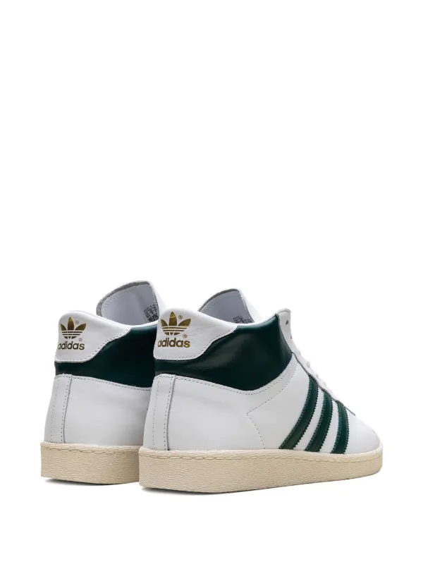 Adidas Jabbar Hi “White／Collegiate Green／Off White” スニーカー