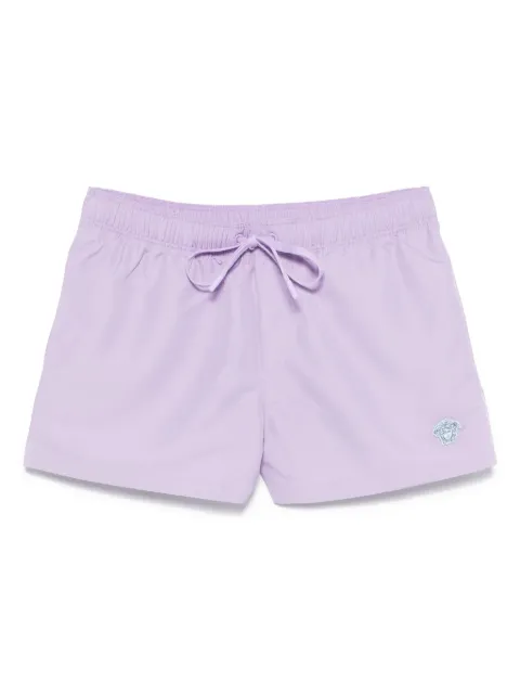 Versace shorts de playa con parche Medusa