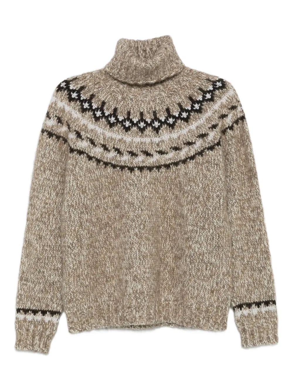 P.A.R.O.S.H. Laila high-neck sweater Beige