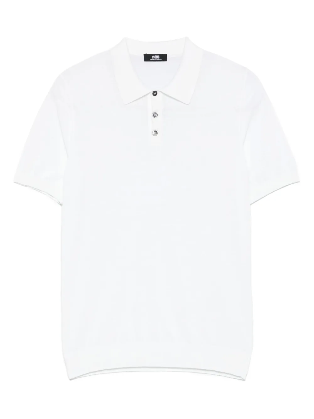 ALPHA STUDIO cotton polo shirt | White | Image 1