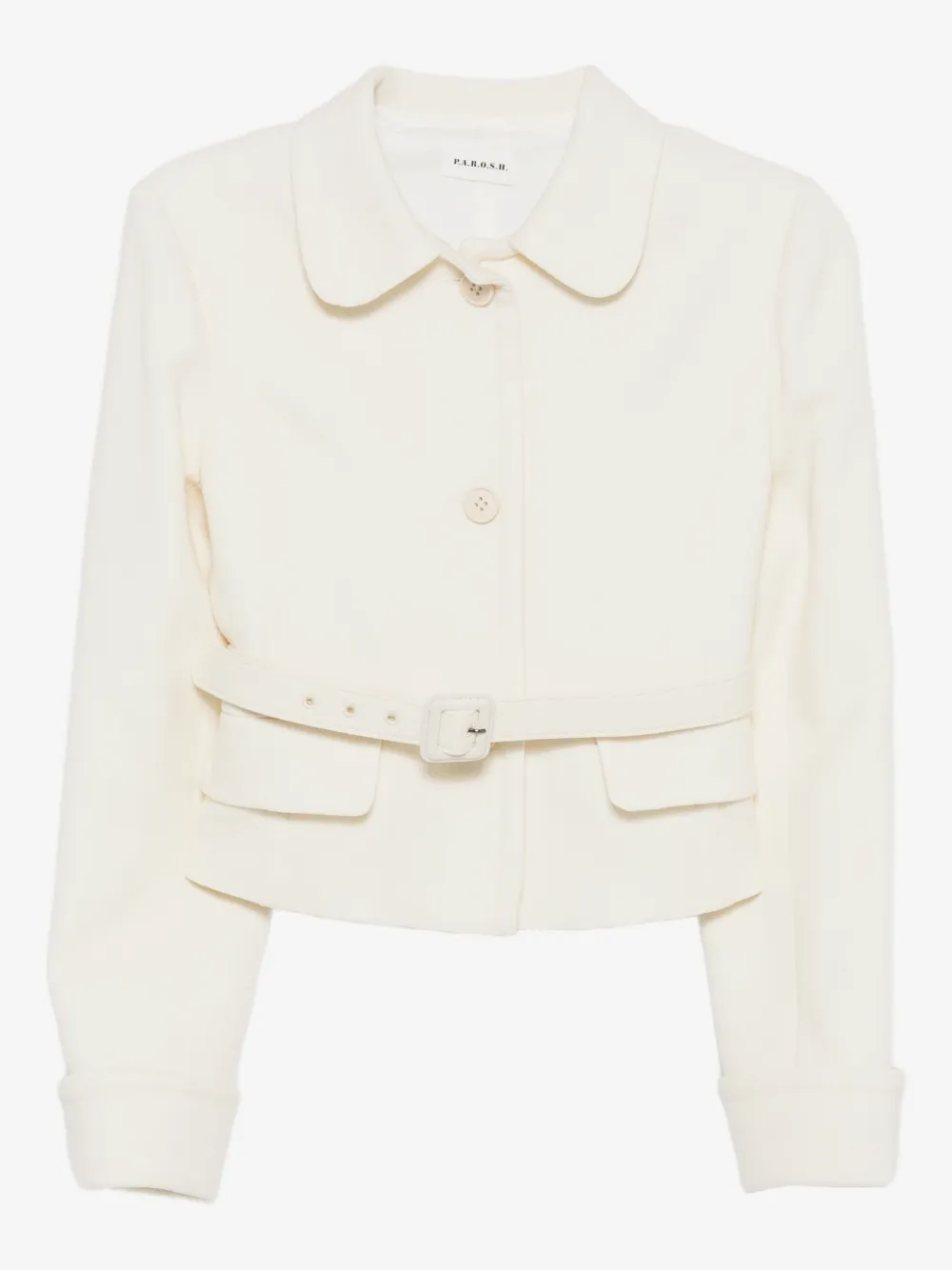 P.A.R.O.S.H. Lara belted jacket | Neutrals | Image 1