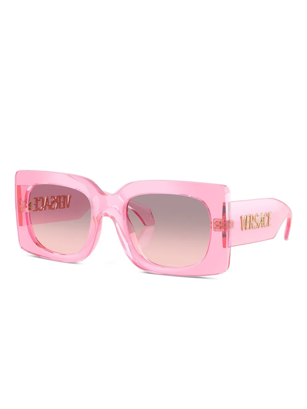 Versace Eyewear Zonnebril met vierkant montuur - Roze