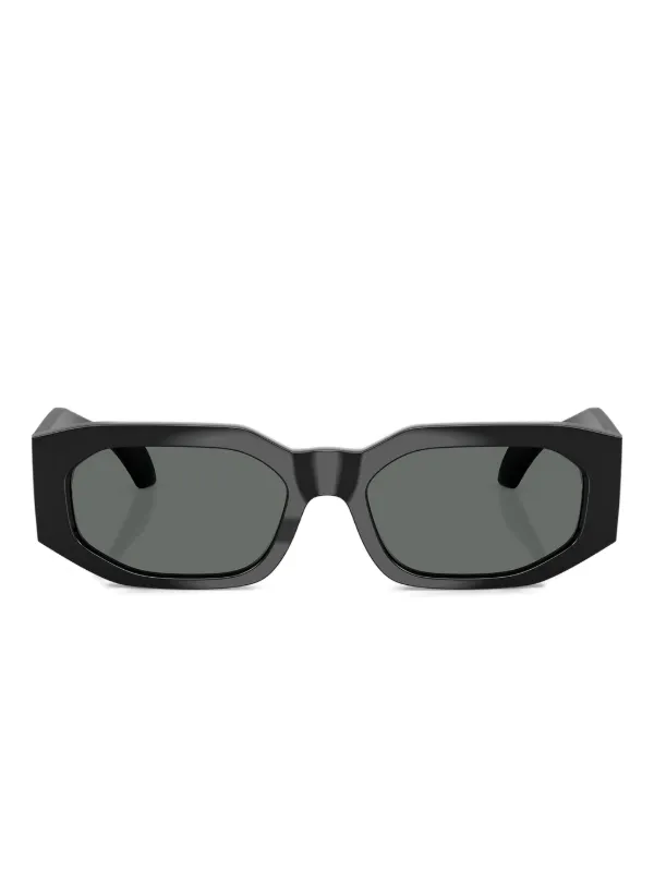 Versace Eyewear ジオメトリックフレーム サングラス | ブラック