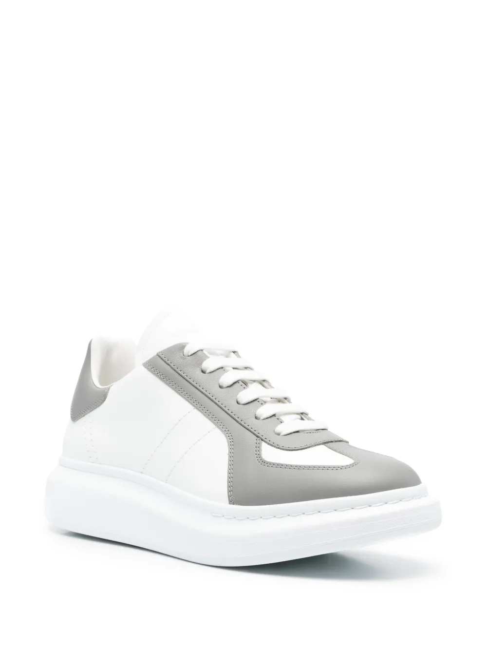 Alexander McQueen Oversized lace-up sneakers White