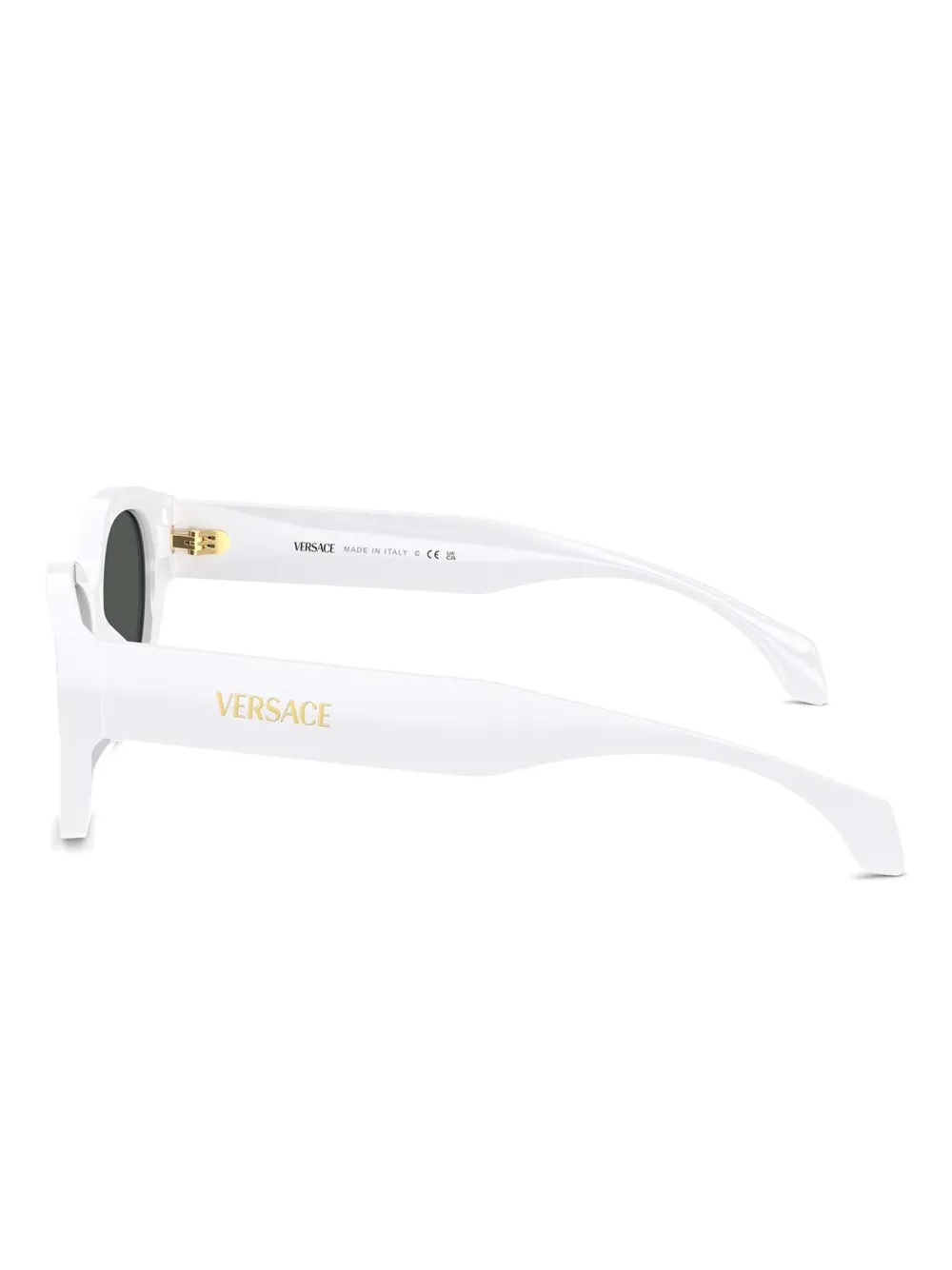 Versace Eyewear Zonnebril met cat-eye montuur Wit