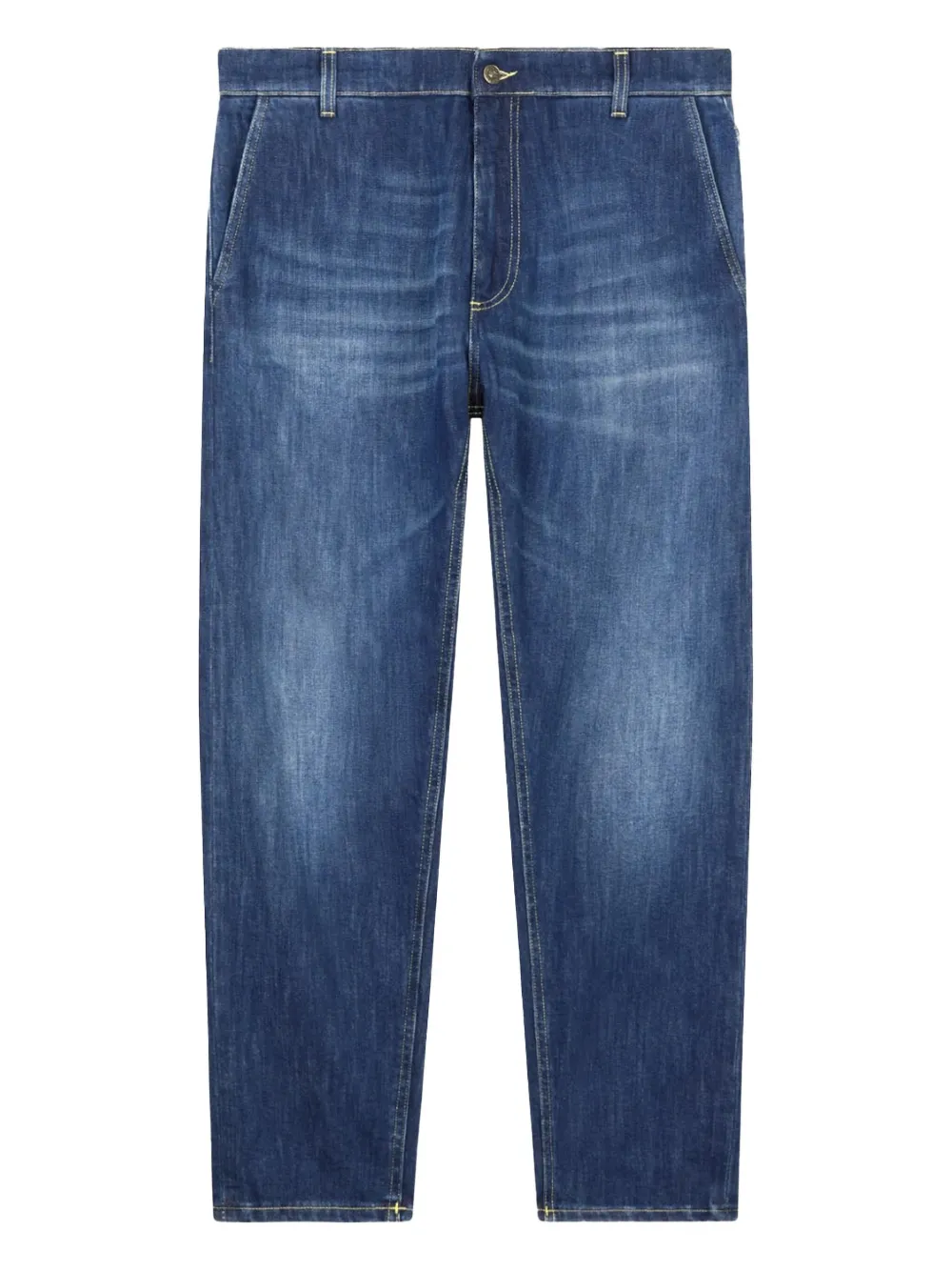 DONDUP logo-detail regular jeans - ブルー DONDUP logo-detail regular jeans - ブルー
