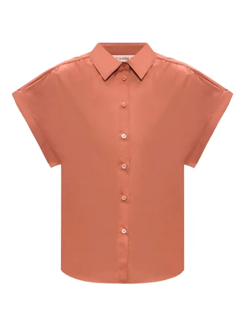 TWINSET short-sleeve poplin shirt