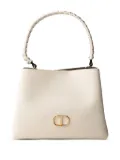 TWINSET braided-handle tote bag - White