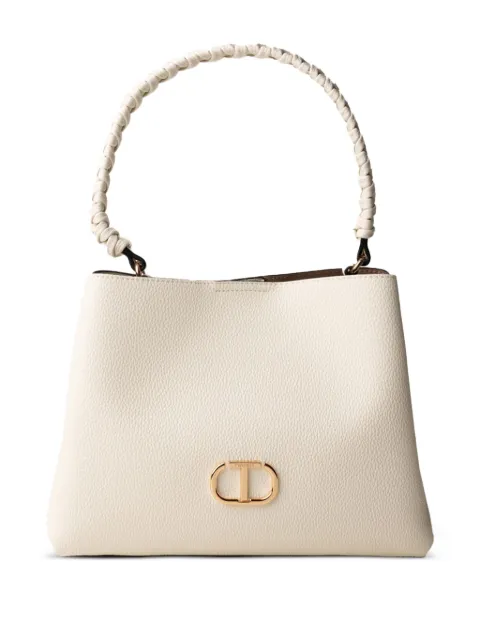 TWINSET braided-handle tote bag