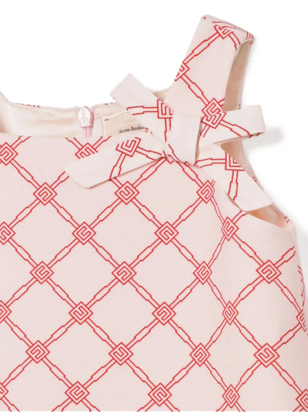 Elisabetta Franchi Kids Shorts set met geometrische print en strikdetail Roze