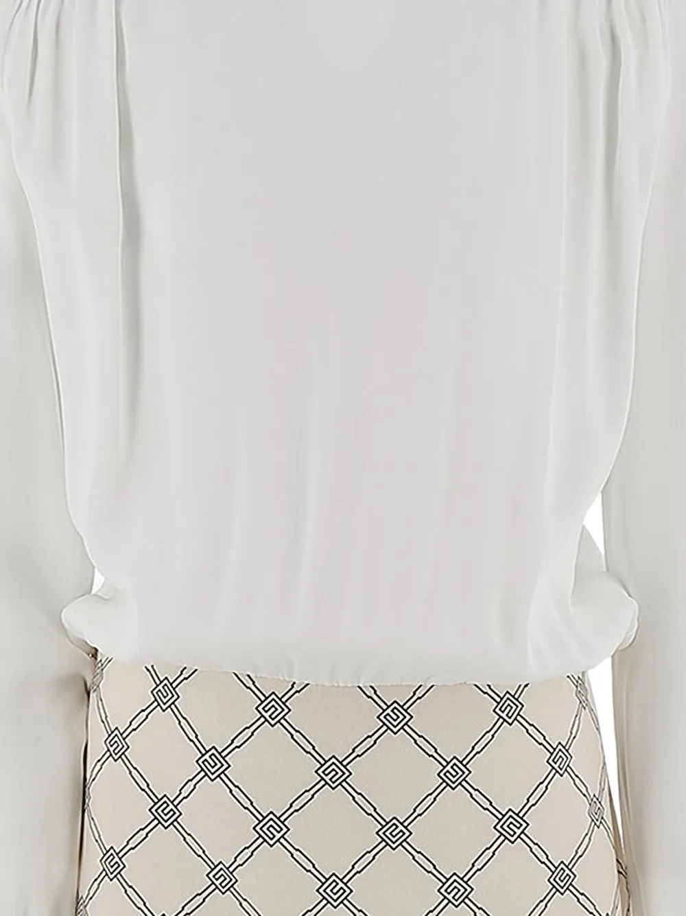 Elisabetta Franchi Kids bow-detail geometric-print mini dress | فساتين كاجوال | Image 2