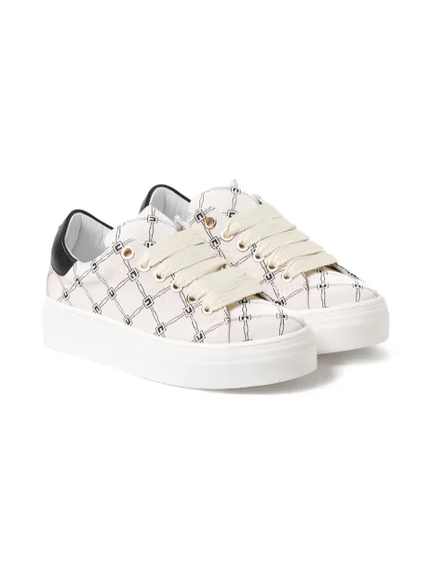 Elisabetta Franchi Kids leather sneakers
