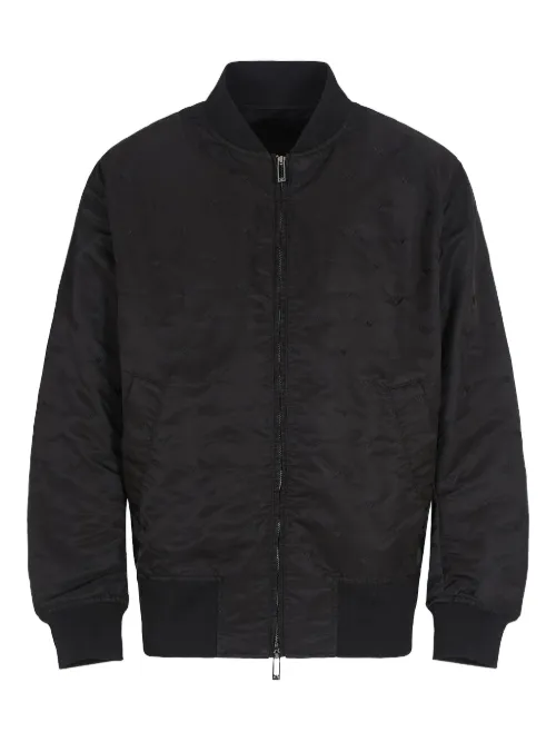 Veste bomber à broderies - Emporio Armani - Modalova